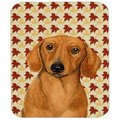 Skilledpower Dachshund Fall Leaves Portrait Mouse Pad; Hot Pad Or Trivet SK235772